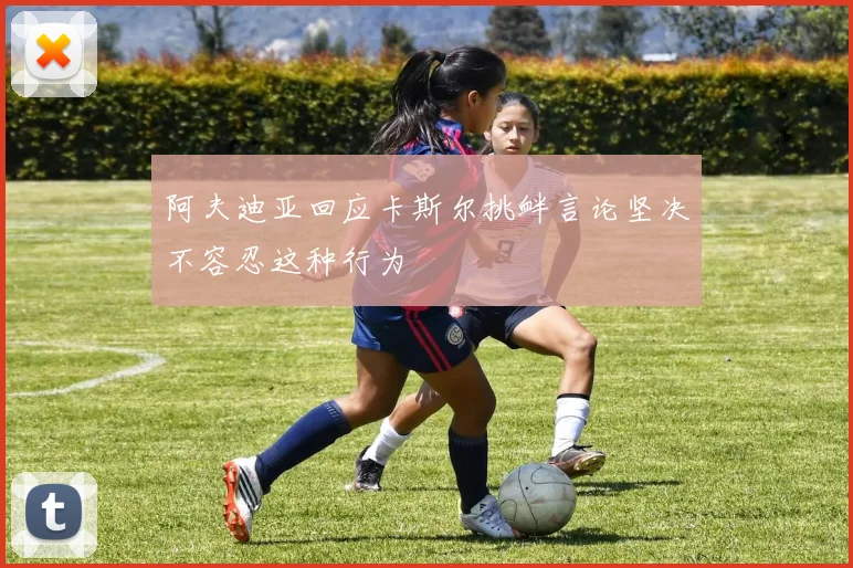 阿夫迪亚回应卡斯尔挑衅言论坚决不容忍这种行为
